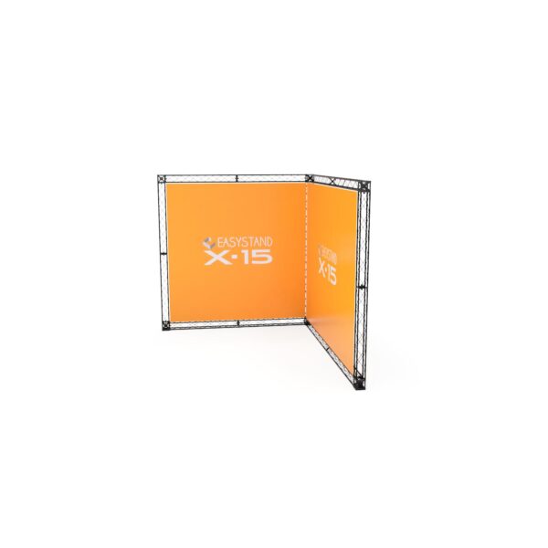 Parete Angolare 390x300 - struttura modulare X15 - immagine 3