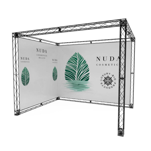 Stand Angolare 390x300 - struttura modulare X15
