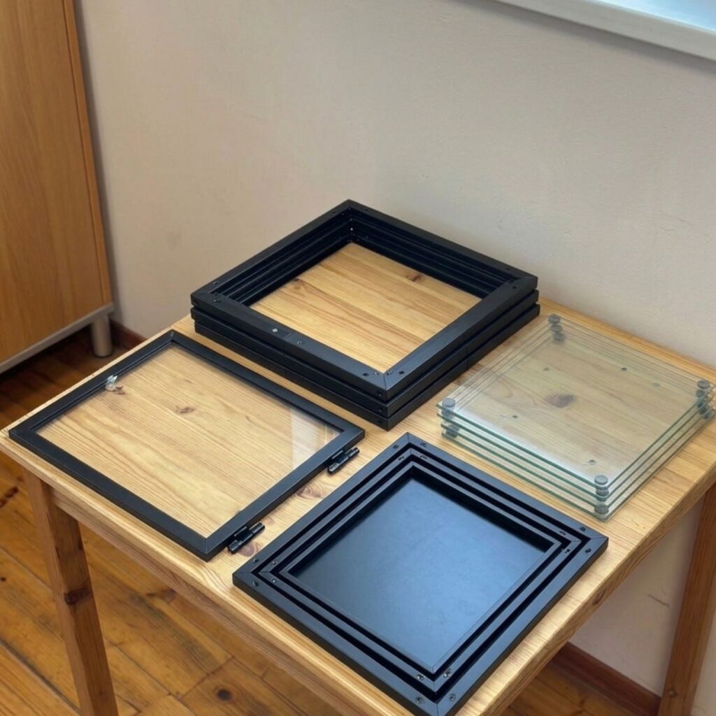 teca espositiva smontabile